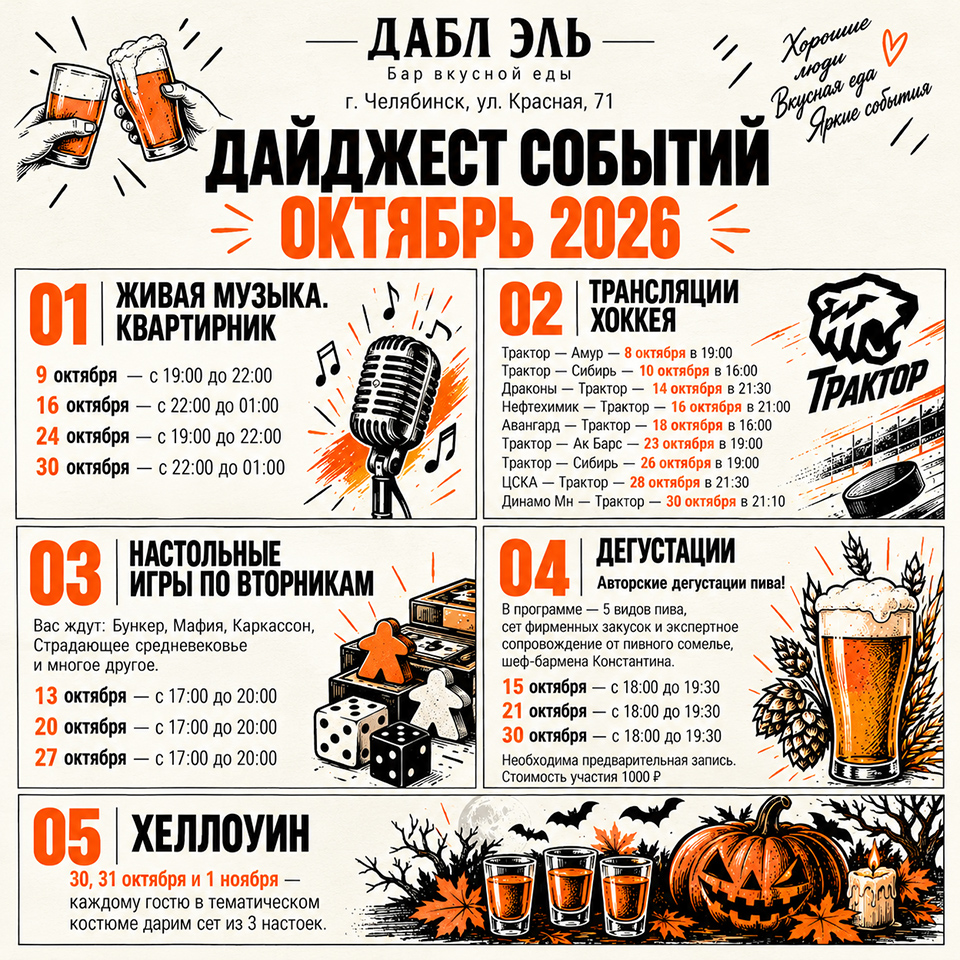 Дайджест событий - Октябрь 2026